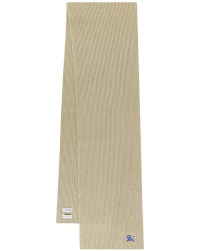 Burberry Cashmere Scarf - Natural