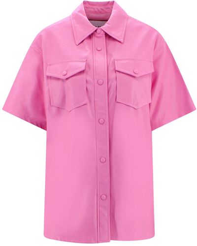 Stand Studio Short Sleeve Shirt - Pink