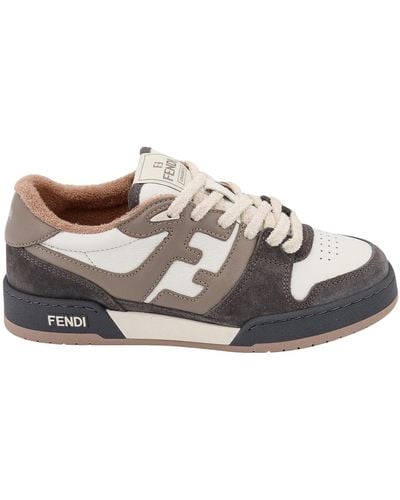 Fendi Match Sneakers - Brown