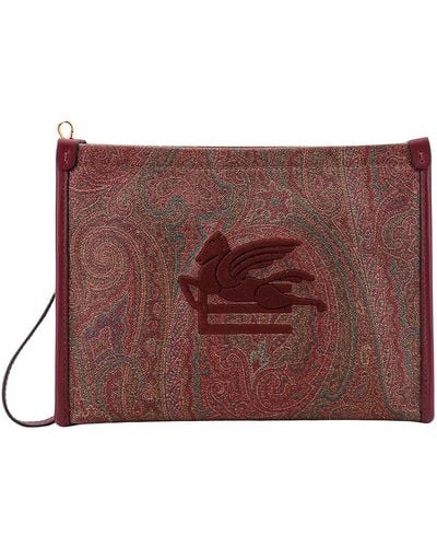 Etro Paisley Pouch - Red