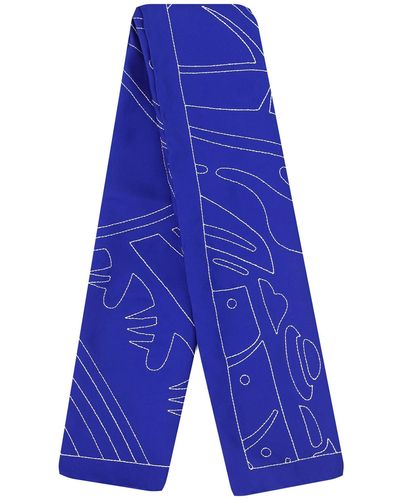 Burberry Silk Foulard - Blue