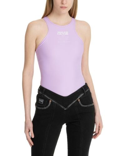Versace Jeans Couture Warranty Bodysuit - Purple