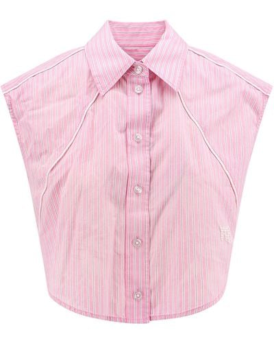 Alexander Wang Short Sleeve Shirt - Pink