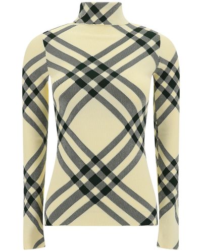 Burberry Maglione collo alto - Verde