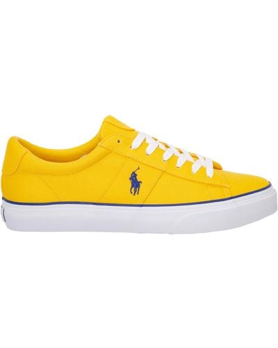Polo Ralph Lauren Shoes Cotton Trainers Trainers - Yellow