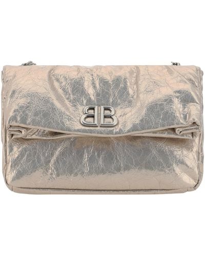 Balenciaga Monaco Shoulder Bag - Grey