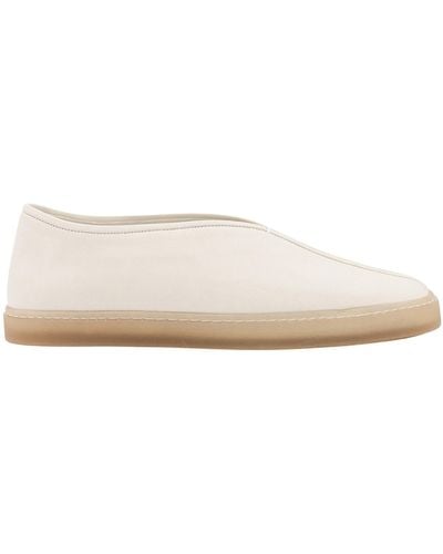 Lemaire Piped Slip-on Shoes - Natural