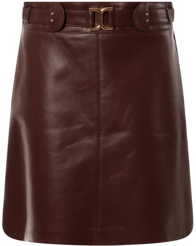 Chloé Mini Skirt - Brown