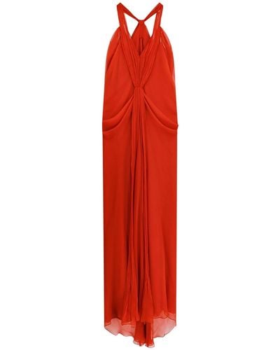 Alberta Ferretti Long Dress - Red
