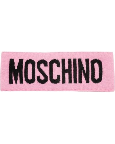 Moschino Cashmere Headband - Pink