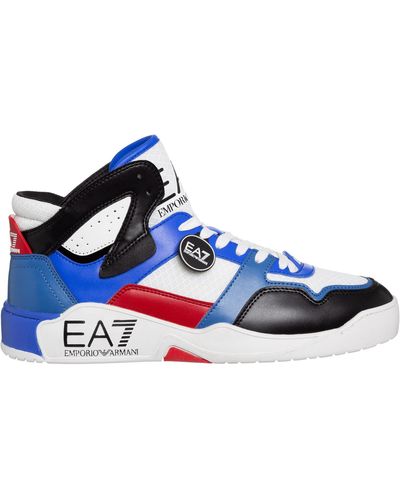 EA7 High-top Trainers - Blue