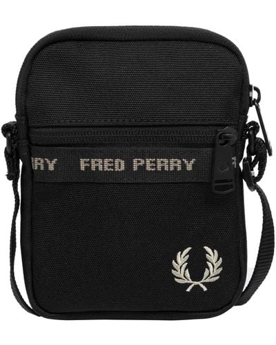 Fred Perry Crossbody Bag - Black