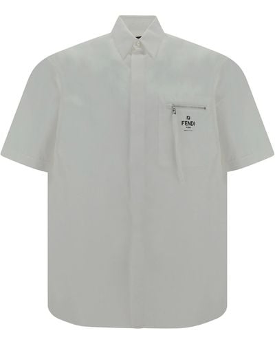Fendi Short Sleeve Shirt - Grey
