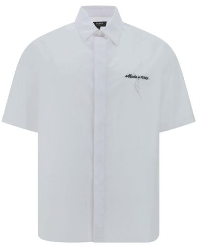 Fendi Short Sleeve Shirt - White