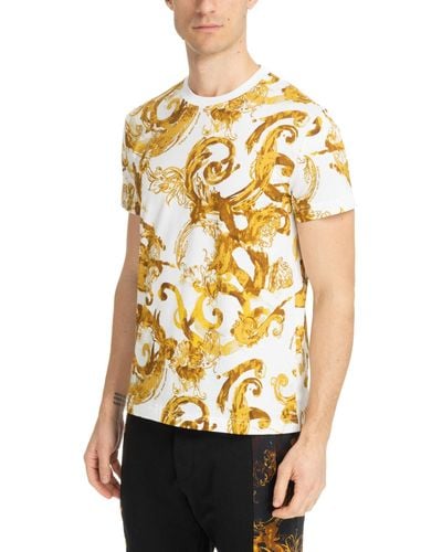 Versace Watercolour Couture T-shirt - Natural