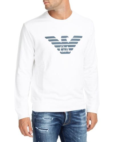 Emporio Armani Cotton Sweatshirt - White