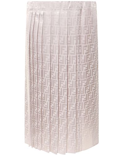 Fendi Midi Skirt - Pink