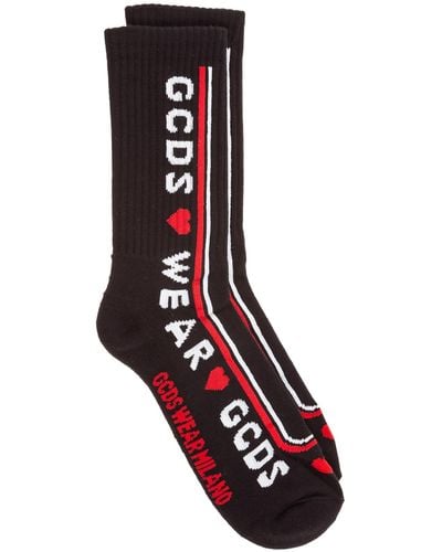 Gcds Socks Cute Tape - Red