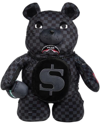 Sprayground Censored Teddy Bear Backpack - Black