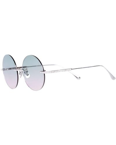 Anna Karin Karlsson Sunglasses Crystal Nest - Round - White