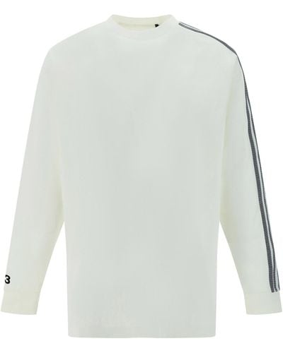 Y-3 T-shirt manica lunga - Bianco