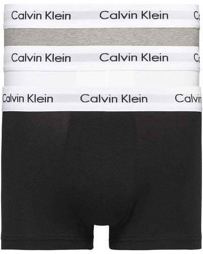 Calvin Klein Low Rise Cotton Boxer - White