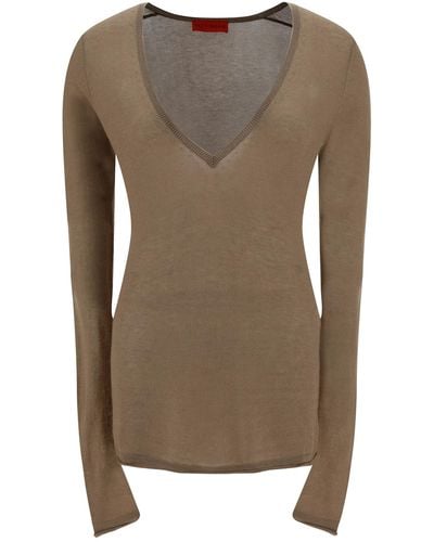 Wild Cashmere Sweater - Brown
