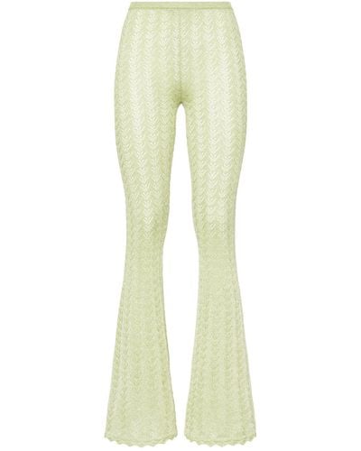 Alessandra Rich Trousers - Yellow