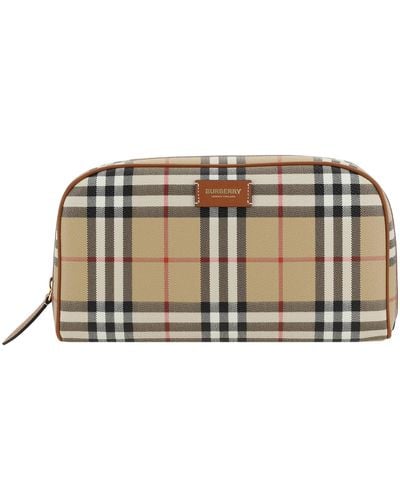 Burberry Toiletry Bag - Natural