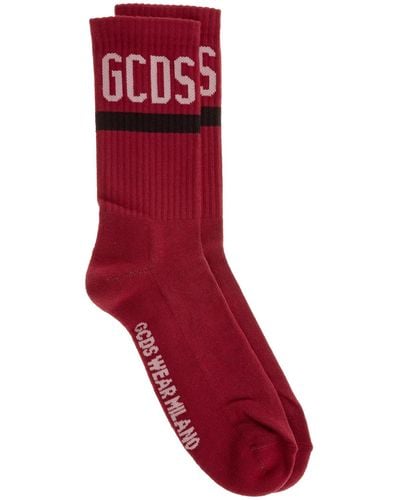 Gcds Logo Socks - Red