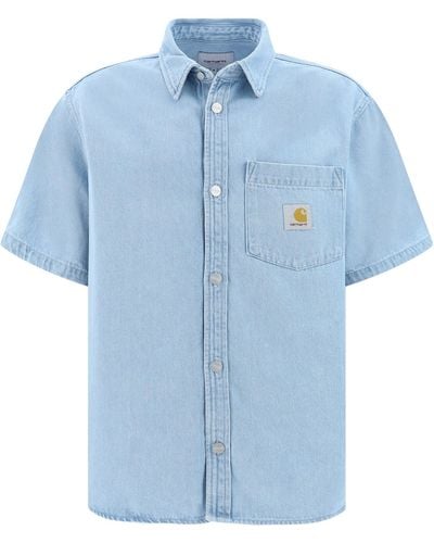 Carhartt Ody Short Sleeve Shirt - Blue