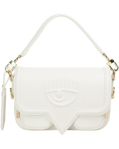 Chiara Ferragni Eyelike Handbag - White