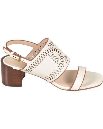 Tod's Heeled Sandals - White