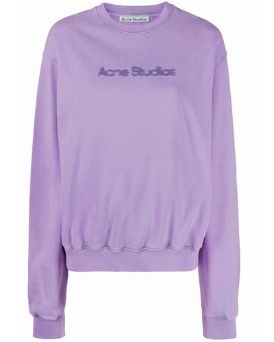 Acne Studios Sweatshirt - Purple