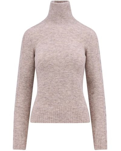 Isabel Marant Malo Roll-neck Sweater - Pink