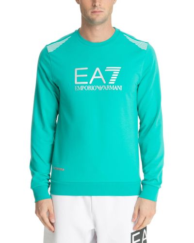 EA7 Natural Ventus 7 Sweatshirt - Blue