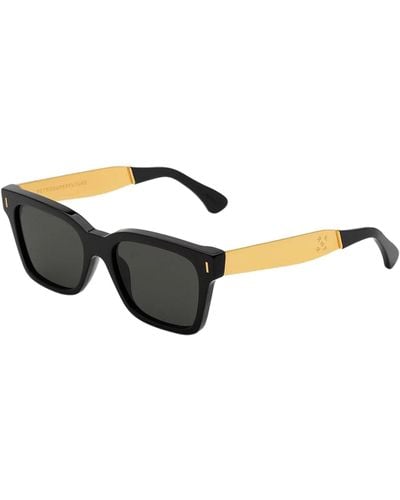 Retrosuperfuture Sunglasses America Francis Black - Metallic