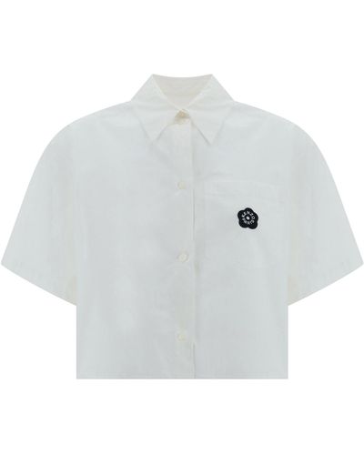 KENZO Camicia maniche corte - Bianco
