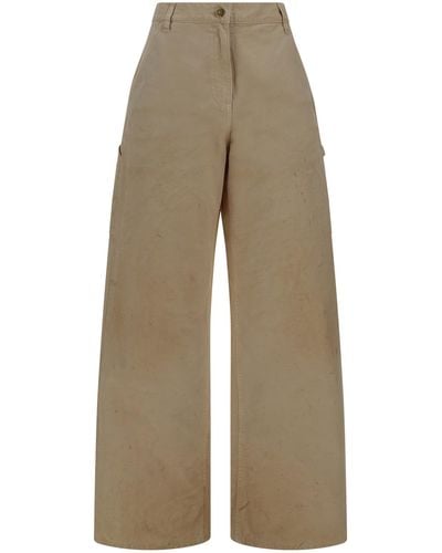 Golden Goose Workwear Trousers - Natural