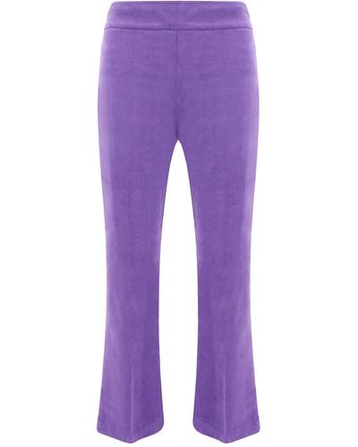 Avenue Montaigne Trousers - Purple