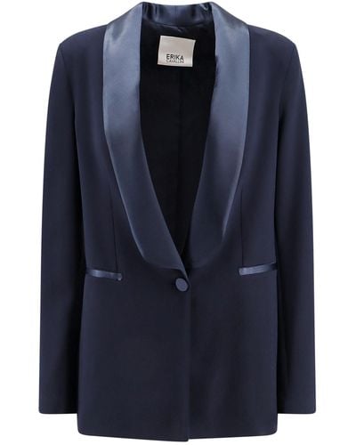 Erika Cavallini Semi Couture Blazer - Blue