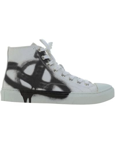 Vivienne Westwood Plimsoll High-top Sneakers - Gray
