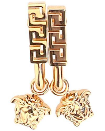 Versace La Medusa Earrings - Metallic