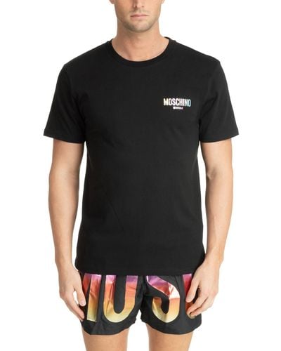 Moschino Swim T-shirt - Black