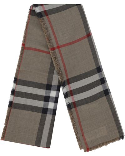 Burberry Other Wool Scarf - Grey