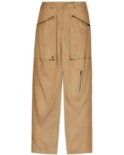 Isabel Marant Cargo Trousers - Natural