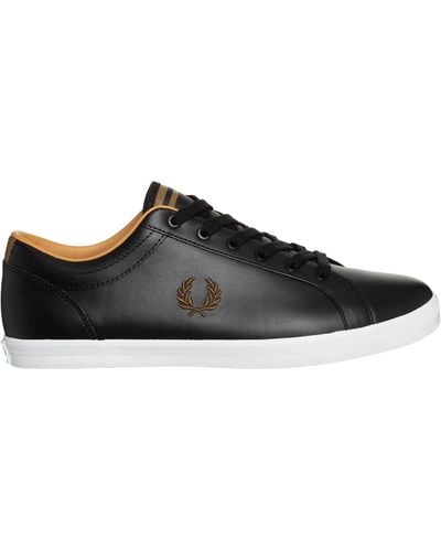 Fred Perry Baseline Trainers - Black