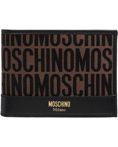 Moschino Logo Wallet - Black