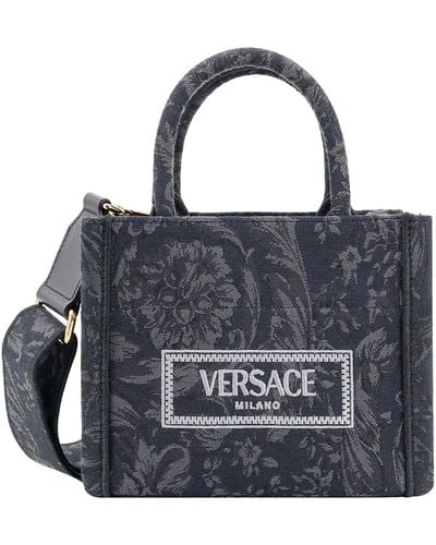 Versace Athena Barocco Handbag - Blue