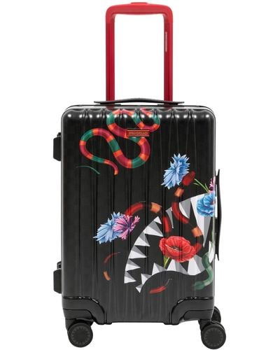 Sprayground Snakes On A Bag Suitcase - Black